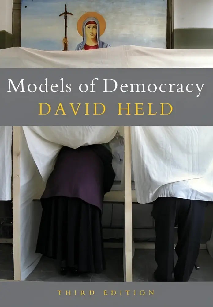 De boekcover van models of democracy door david held derde editie, bewezen immens populair bij studenten