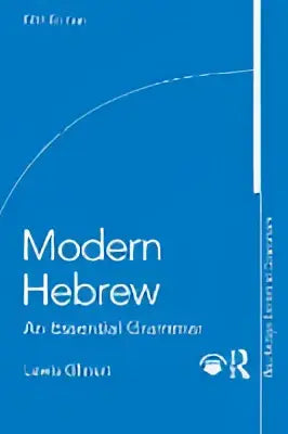 Blauw hardcoverboek modern hebrew an essential grammar van liora gliner uitgegeven door routledge voor taalstudie