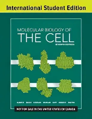 Groen-wit leerboek Molecular Biology of the Cell zevende editie met celstructuren