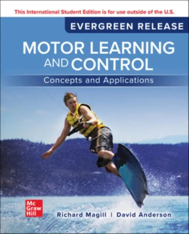 De voorkant van het motor learning and control: concepts and applications leerboek van richard magill en david anderson, mcgraw hill editie 2024