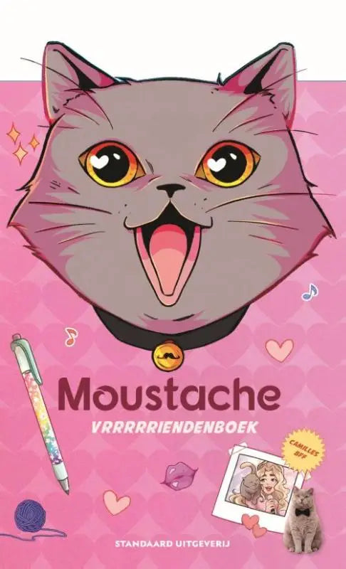 Moustache vrrrrriendenboek