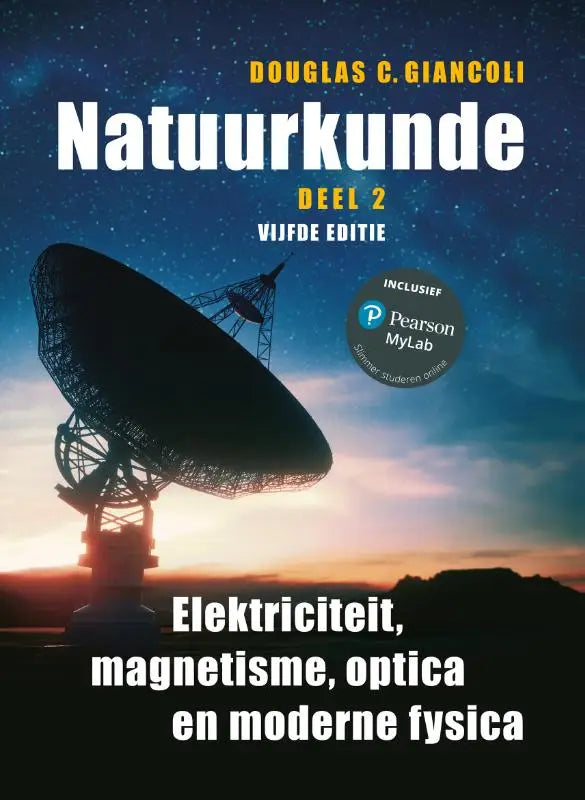 Cover van het dutch edition natuurkunde deel 2 leerboek door Douglas C voor hoger onderwijs van Pearson Benelux
