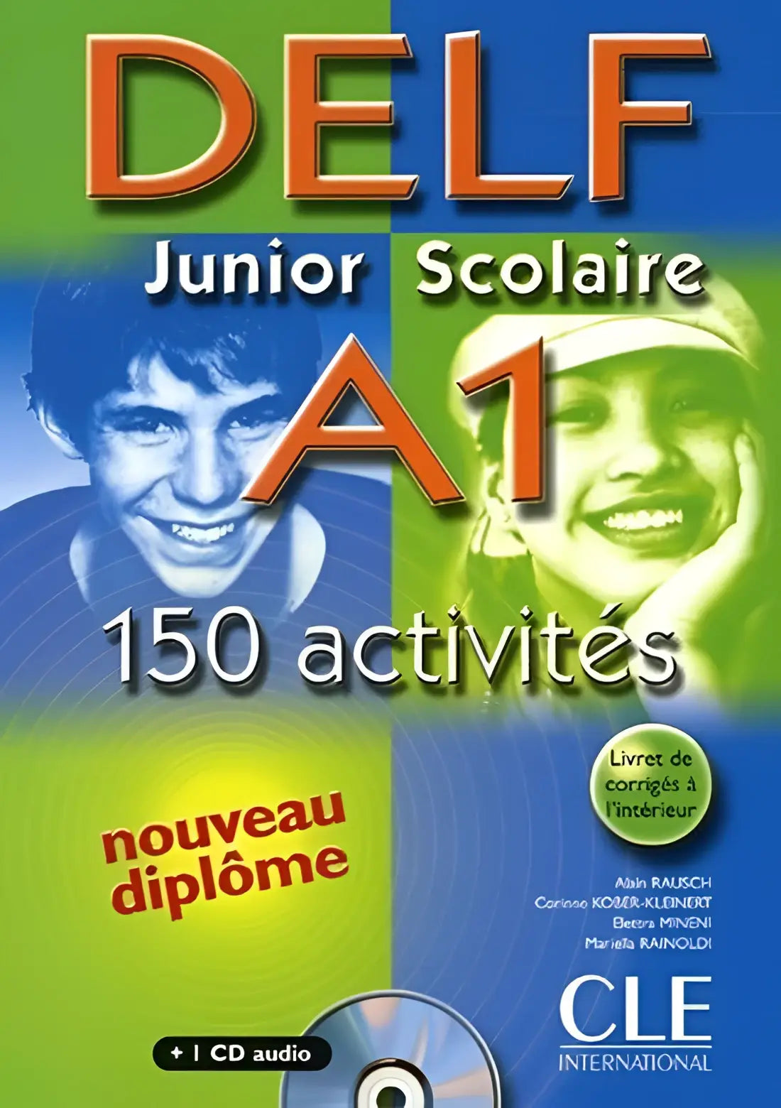 Nouveau delf junior scolaire a1 boek + antwoorden + audio boek + antwoorden + audio-cd (1x) - nouveau delf junior