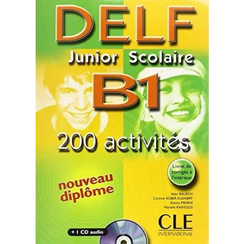 Nouveau delf junior scolaire b1 boek + antwoorden + audio-cd (1x) - nouveau delf junior scolaire b1 boek + antwoorden