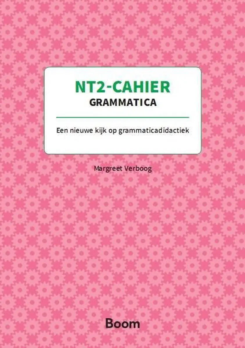 Nt2-cahier grammatica - nt2-cahier grammatica - boek