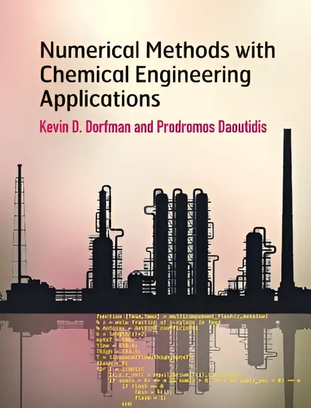 De boekcover toont numerical methods with chemical engineering applications van kevin d gericht op numerieke methoden en chemische technologie