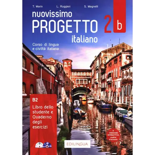 Nuovissimo progetto italiano 2b libro dello studente + quaderno + esercizi interattivi + cd - nuovissimo progetto