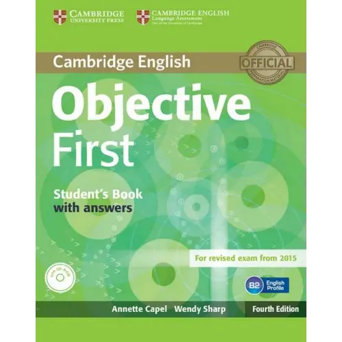Objective first - 4th edition student’s book with answers - objective first - 4th edition student’s book with answers