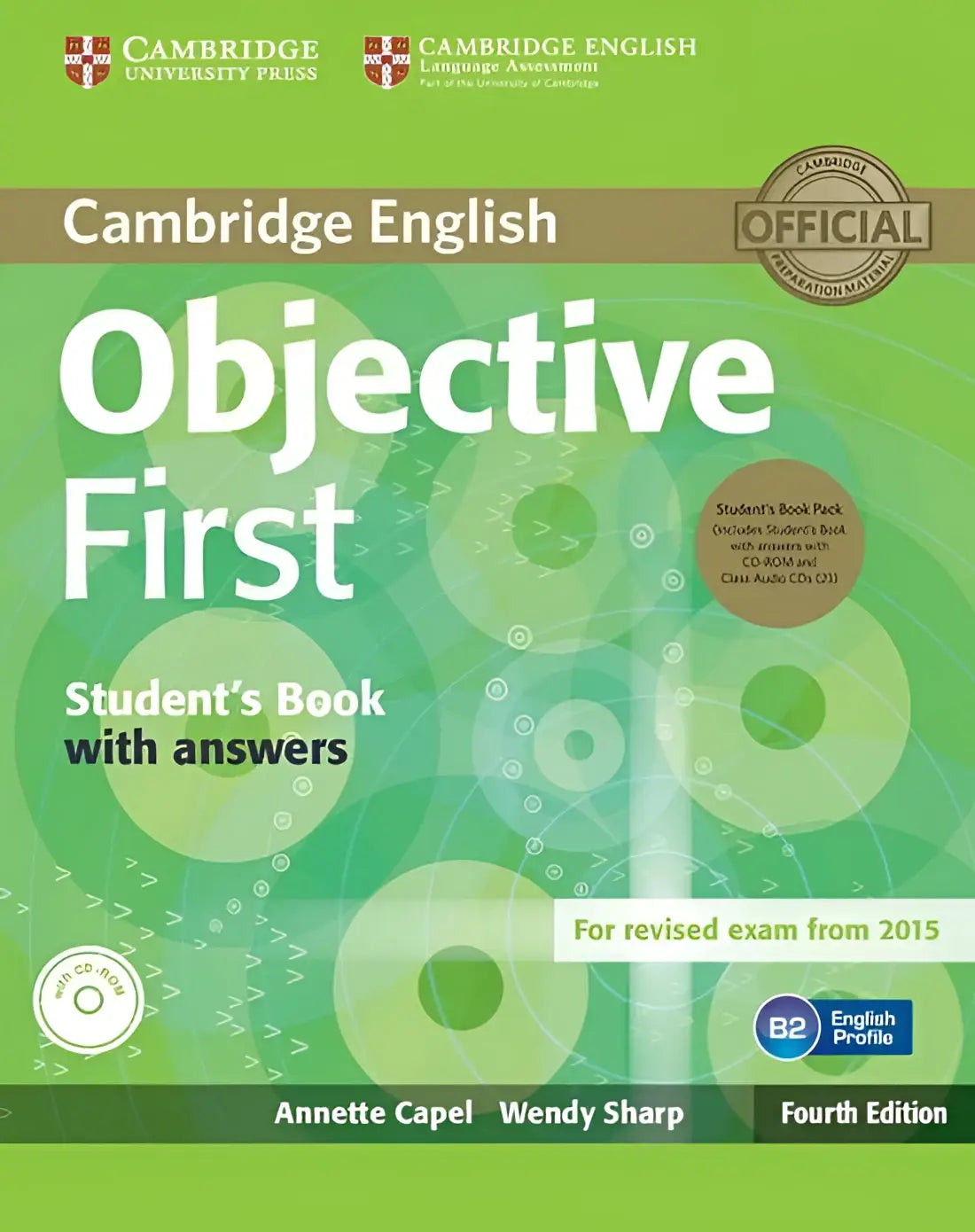 Objective first - 4th edition student’s pack with answers student’s book + cd-rom + class audio-cd’s - objective first