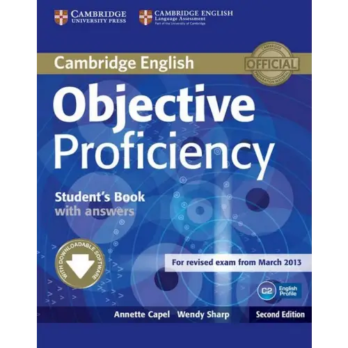 Objective proficiency student’s book + answers + downloadable - objective proficiency student’s book + answers