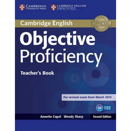 Objective proficiency teacher’s book - objective proficiency teacher’s book - boek