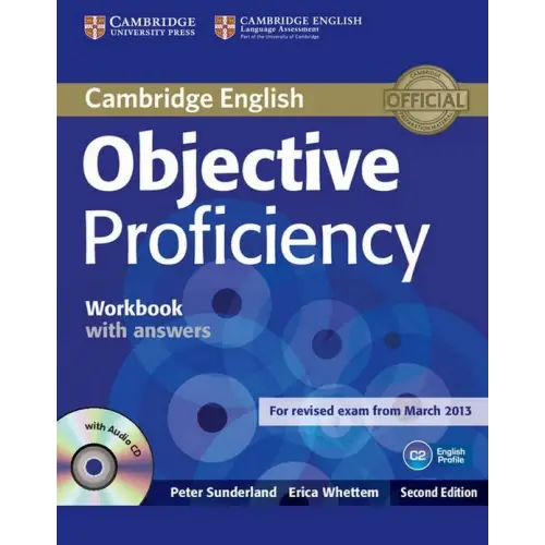 Objective proficiency workbook + answers + audio-cd - objective proficiency workbook + answers + audio-cd - boek