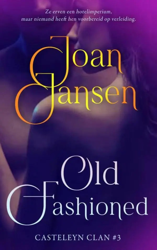 Paars en goud boekomslag van old fashioned door joan jansen uit de casteleyn clan serie
