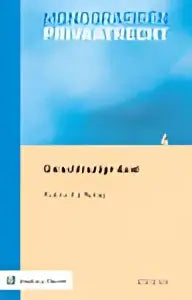 Boekcover van mondriaan en privilege geschiedenis van de nederlandse kunst in blauw wit en zwart voor onrechtmatige daad van kluwer nederland