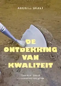 De ontdekking van kwaliteit boekcover met zwarte tekst op beige achtergrond door andré b voor algemene onderwerpen geneeskunde algemeen