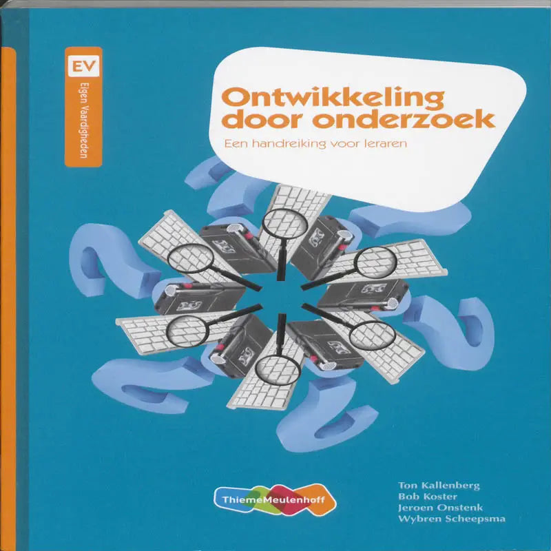 Blauwe educatieve uitgave ontwikkeling door onderzoek van thiememeulenhoff voor studie en onderzoek