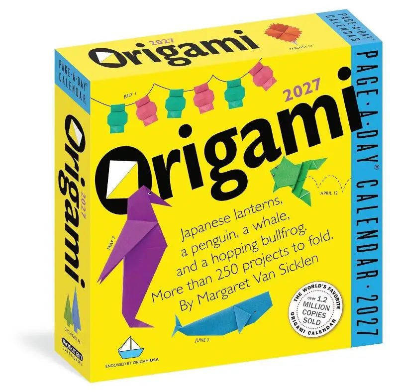 Origami Page-A-Day® Calendar 2027 - more Than 250 Projects to Fold!