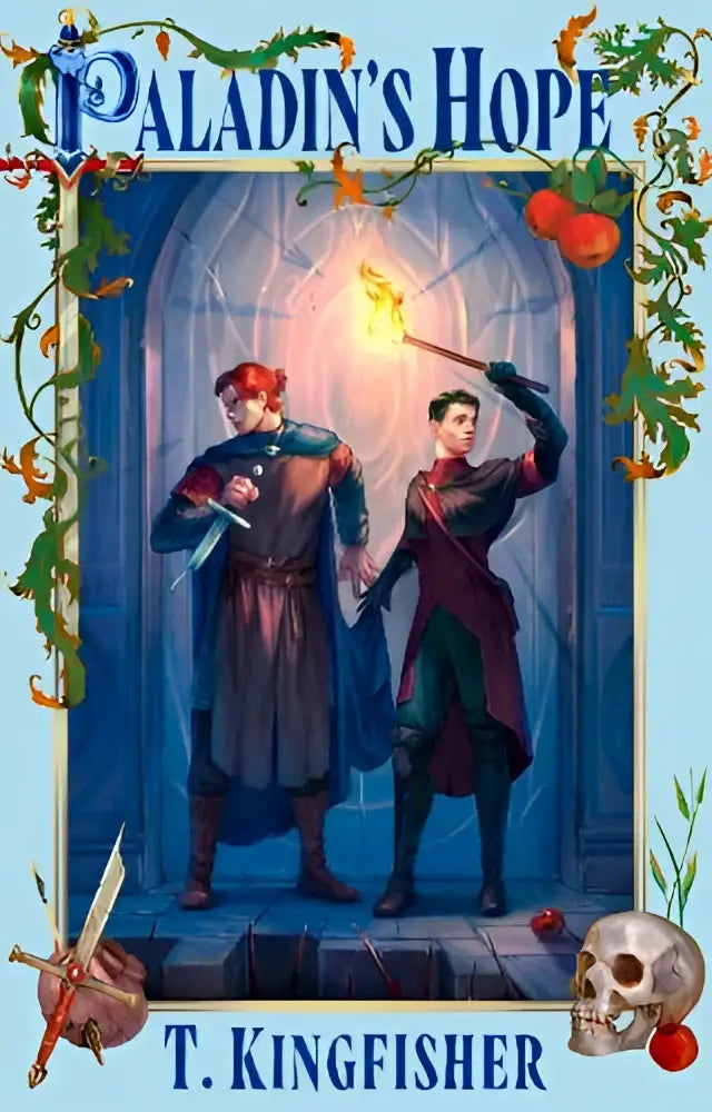 De boekomslag van paladin’s hope door t toont een fantasyroman met de heilige als centraal thema