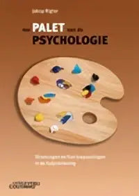 Het palet van de psychologie toont een cirkelvormig meerkleurig palet met zes secties voor hulpverleningstromingen