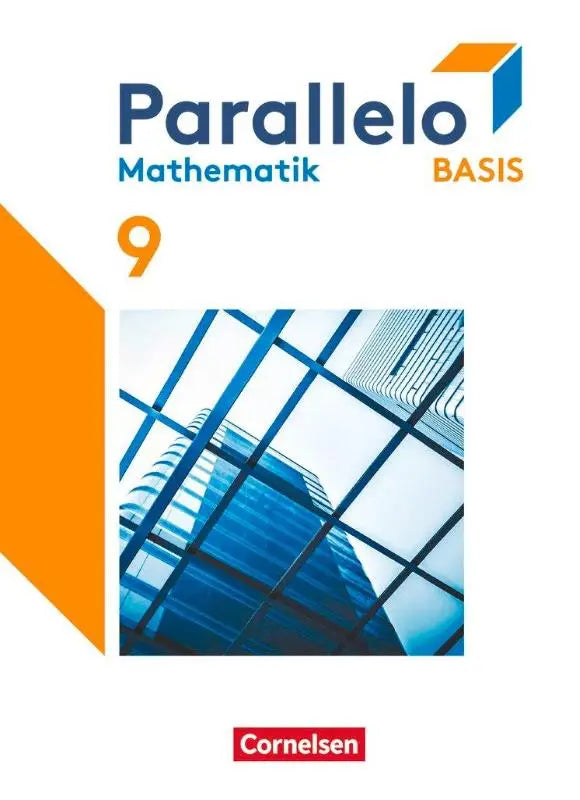 Blauw en oranje geometrisch ontwerp schulbuch mit digitalen hilfen parallelo mathematik 9 cornelsen
