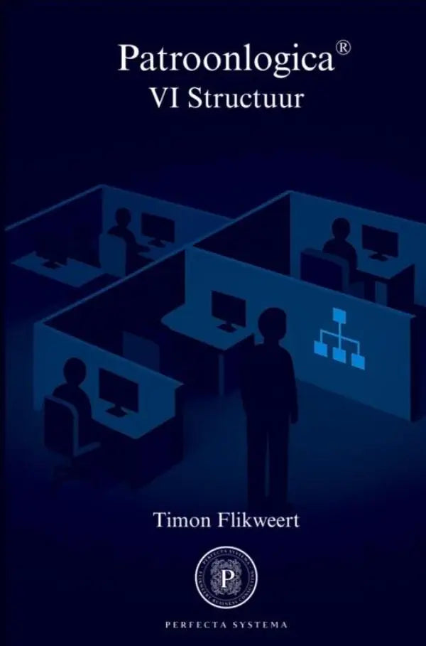 Donkerblauw boek patroonlogica vi structuur van timon flikweert over hoe inrichting van overheid het werk bepaalt