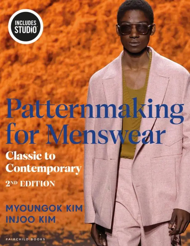 De omslag van het boek patternmaking for menswear classic to contemporary 2e editie door myoungok kim en injoo kim
