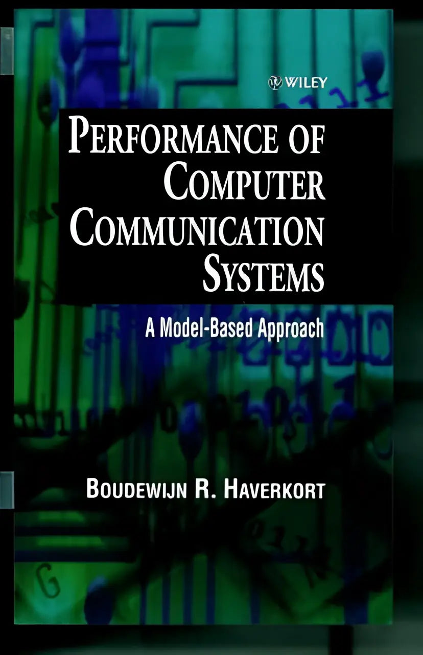 Zwart hardcover boek performance of computer communication systems door Boudewijn R over computer communication systemen