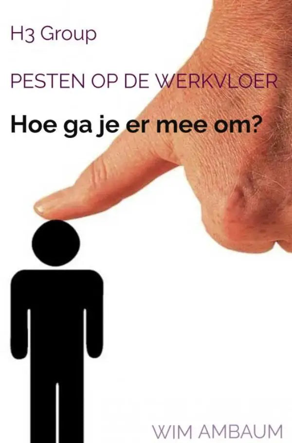 Een natuurlijke getextureerde hand wijzend met vinger in het product pesten op de werkvloer hoe ga je er mee om