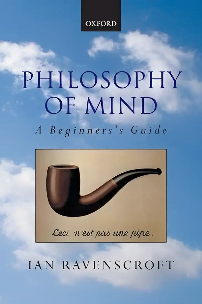 The philosophy book cover with a brown pipe illustration in beige for a beginner’s guide to philosophy of mind