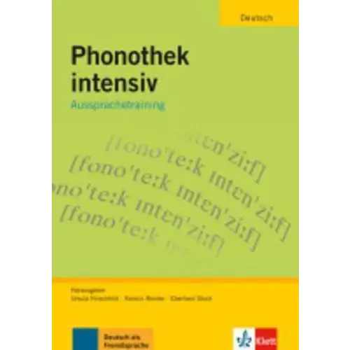 Phonothek intensiv: aussprachtraining arbeitsbuch - phonothek intensiv: aussprachtraining arbeitsbuch - boek