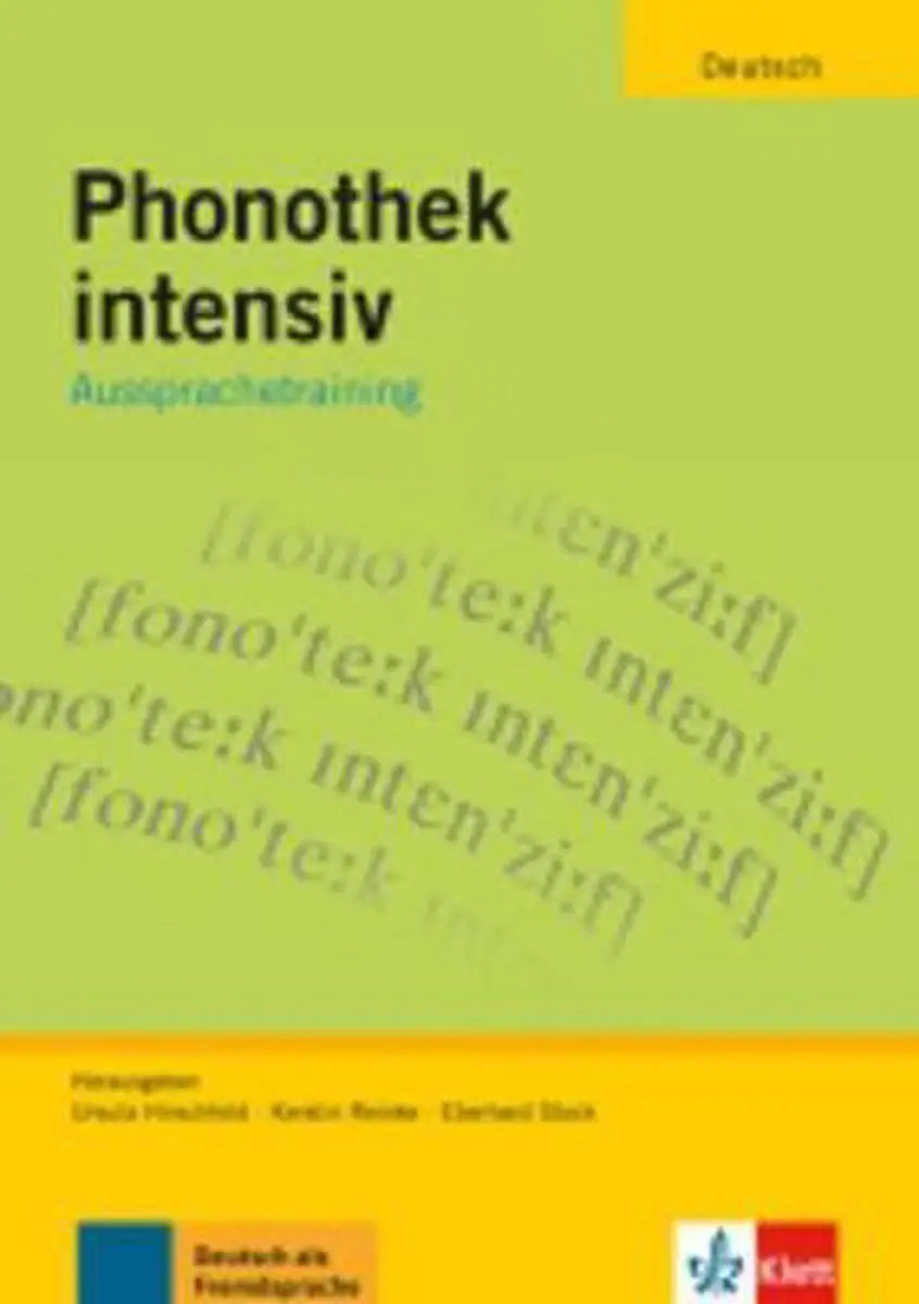 Phonothek intensiv: aussprachtraining arbeitsbuch - phonothek intensiv: aussprachtraining arbeitsbuch - boek