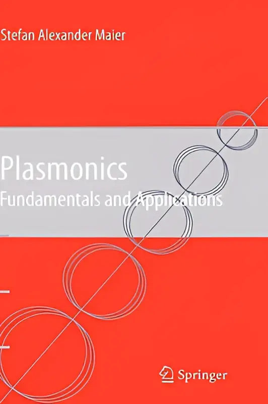 Rood hardcover boek plasmonics fundamentals and applications door stefan alexander maier biedt het potentieel om licht te beperken
