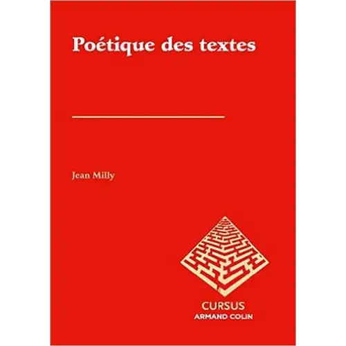 Poétique des textes - poétique des textes - boek