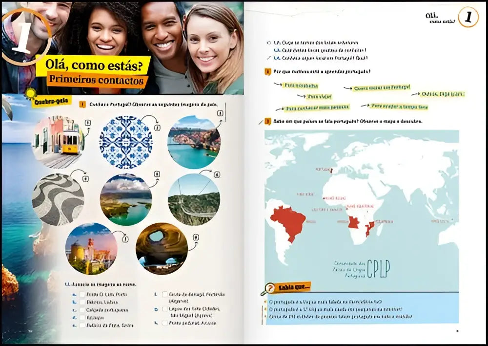 Português em rede português língua estrangeira nível a1 elementar boek