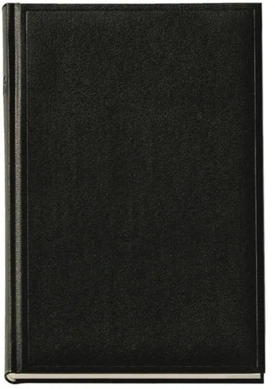 Praxistimer Balaton schwarz 2027 - Hochwertiger, großer Buchkalender. Din A4. 1 Tag 1 Seite.