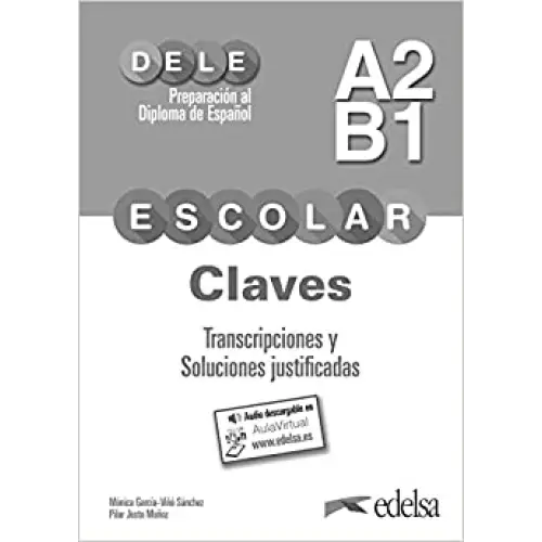 Preparación al dele escolar a2/b1 claves - preparación al dele escolar a2/b1 claves - boek