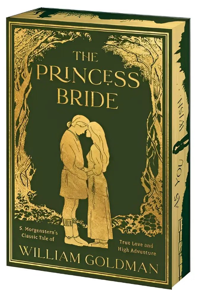 Princess bride deluxe limited edition boxed set with dark green cover gold foil and main characters illustration