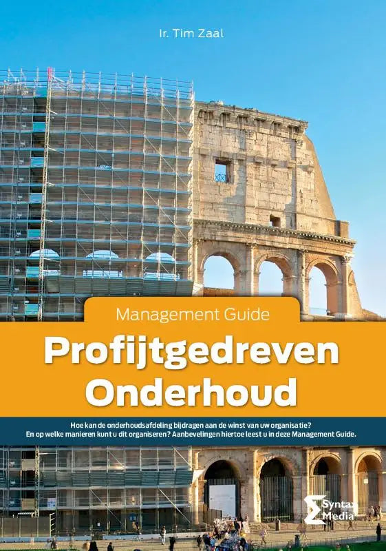 Cover van de management guide profijtgedreven onderhoud door ir in het product profijtgedreven onderhoud management guide