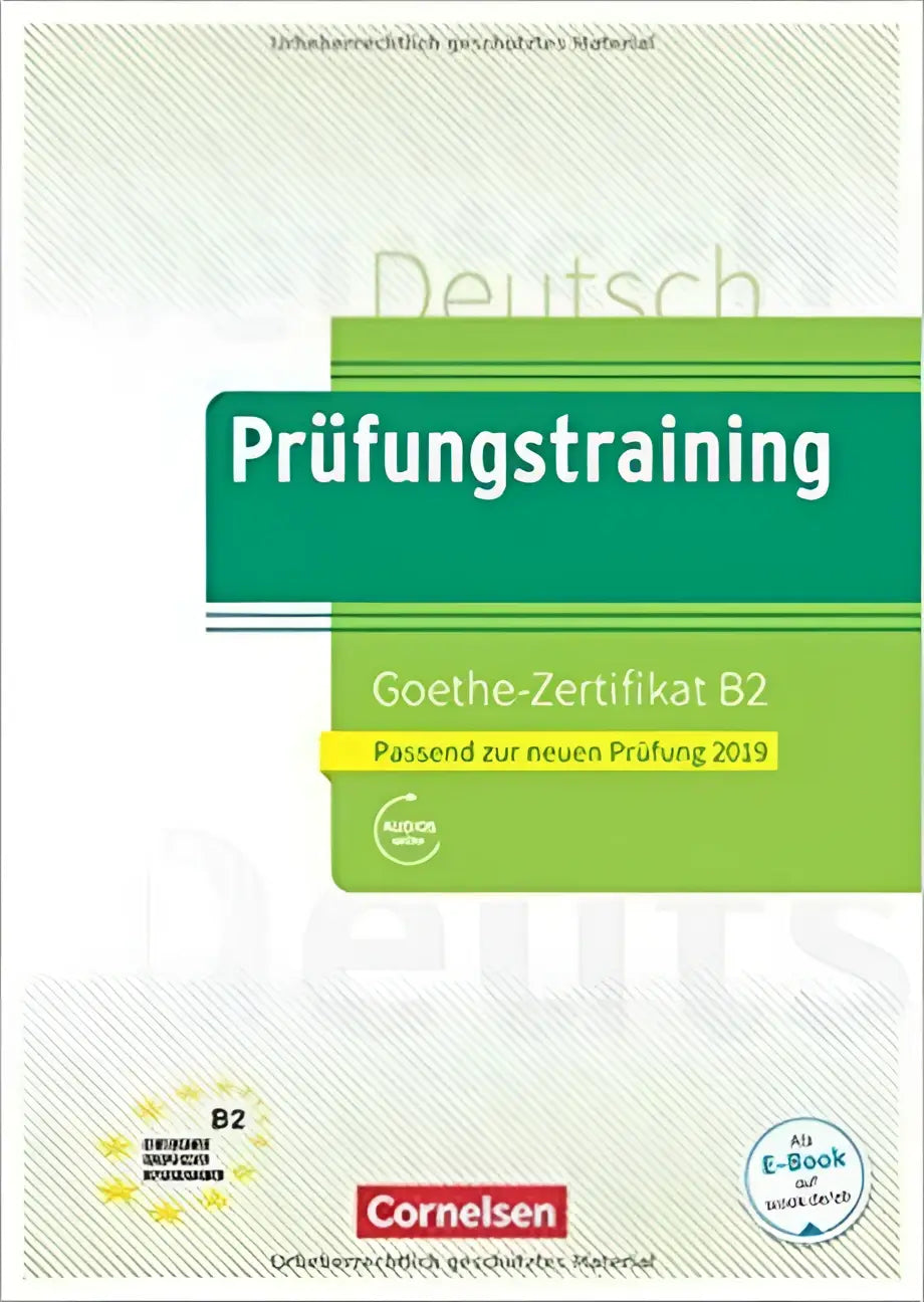 Groen-wit leerboek voor prüfungstraining daf b2 examenvoorbereiding van cornelsen voor daf daz-lerenden