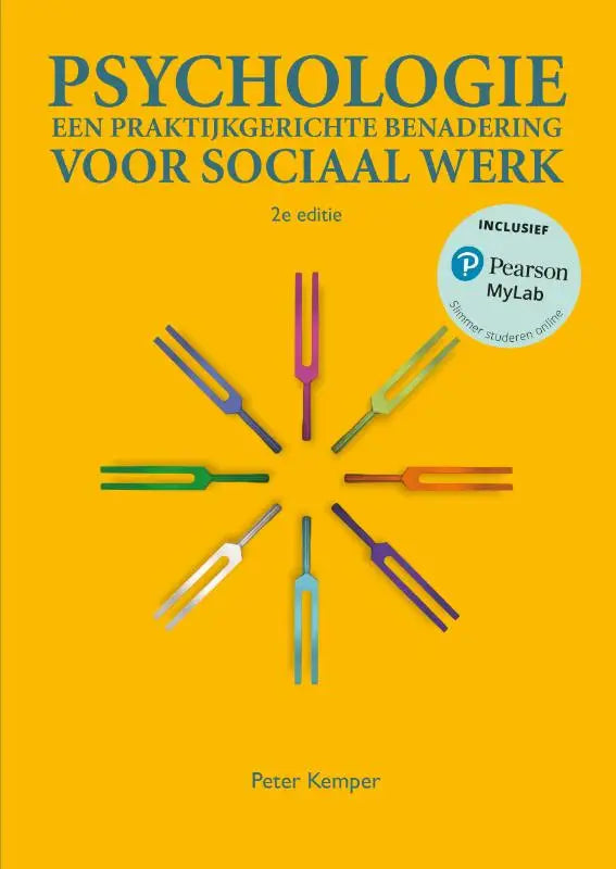 Fel geel boek psychologie een praktijkgerichte benadering voor sociaal werk door peter kemper 2e editie van pearson benelux voor hoger onderwijs