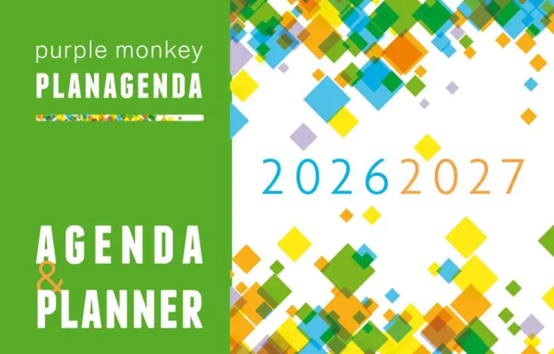 Purple Monkey planagenda 2026-2027 - agenda & planner