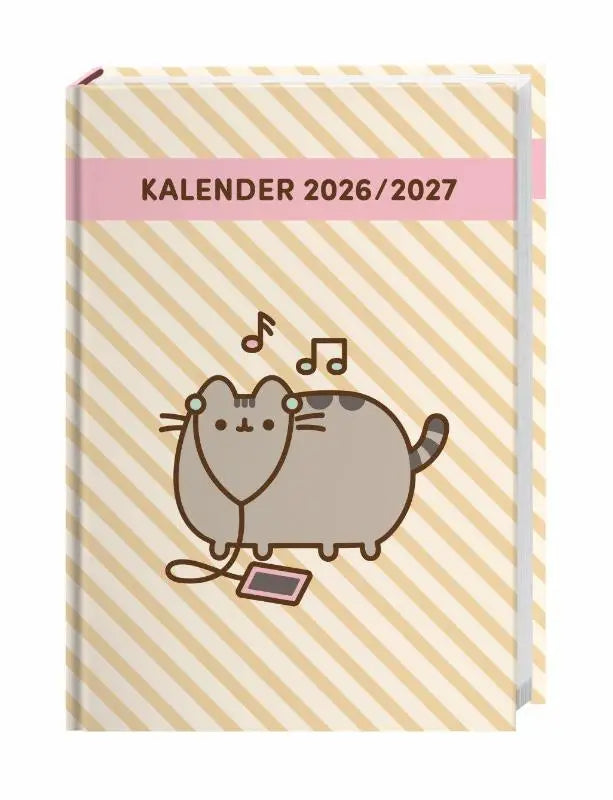 Pusheen 17-Monats-Kalenderbuch A5 2027 - 17 Monate. Von August 2026 bis Dezember 2027 - 17 Monate ab August 2026. Praktischer Kalender für Schule und Uni mit flexiblem Einband und Lesebändchen. Buchkalender mit niedlichen Katzen-Cartoons.