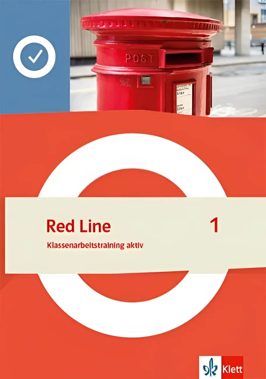 Rode postbus met klassieke afgeronde vorm en geprofileerde postlettering voor red line aktiv klasse 5