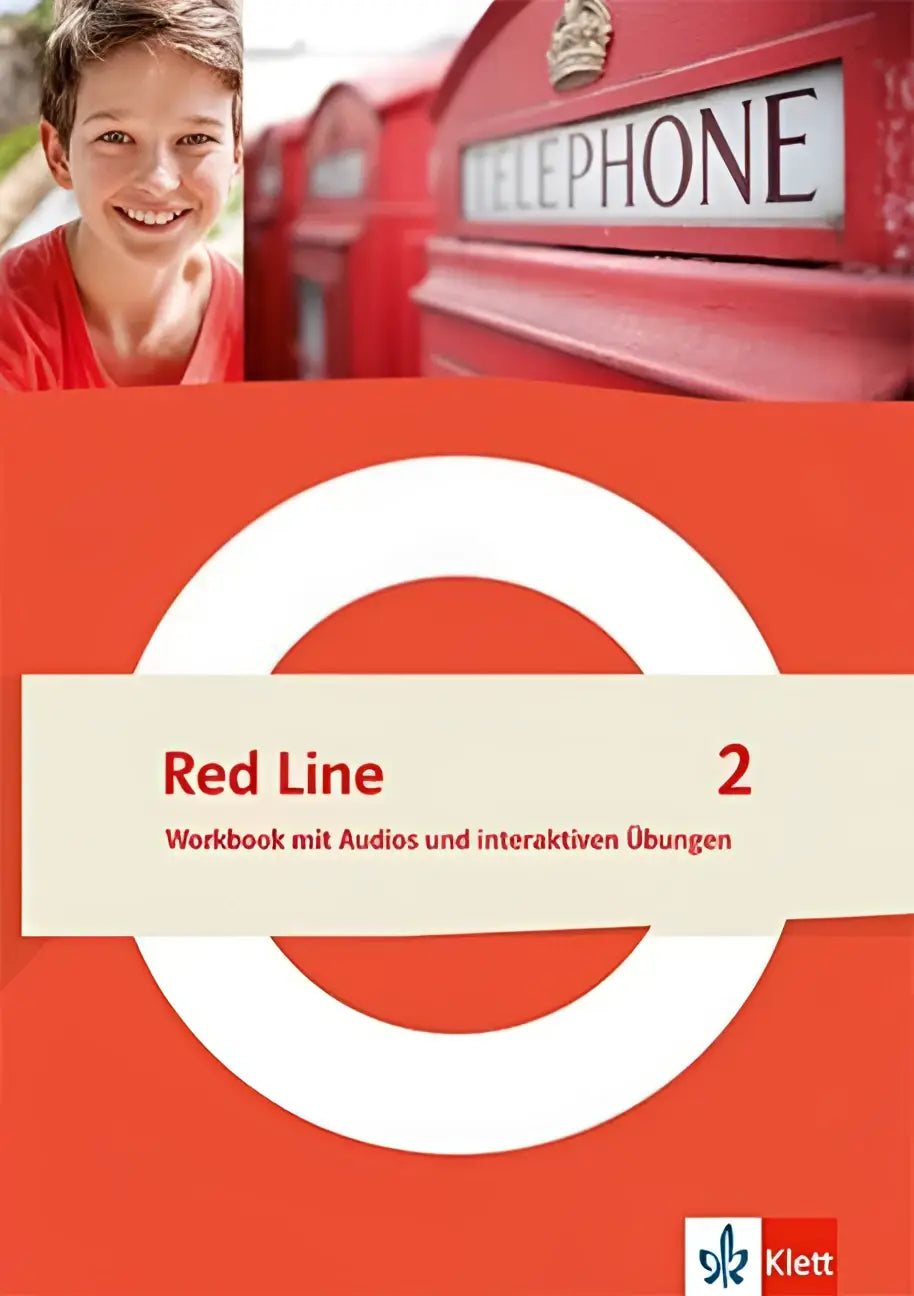 Red line 2 workbook mit audios und interaktiven übungen klasse 6 mit rotem einband und weißem rundlogo