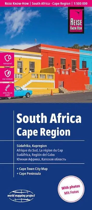 Reise Know-How Landkarte Südafrika Kapregion | South Africa, Cape Region (1:500.000) - reiß- und wasserfest (world mapping project)