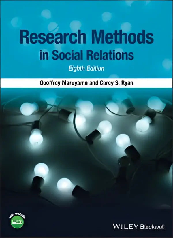 Boekcover van research methods in social relations door geoffrey maruyama en carey s met focus op onderzoeksmethoden