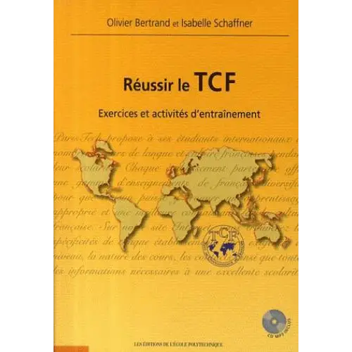 Reussir le tcf - exercices et activités d’entrainement livre avec cd mp3 - reussir le tcf - exercices et activités
