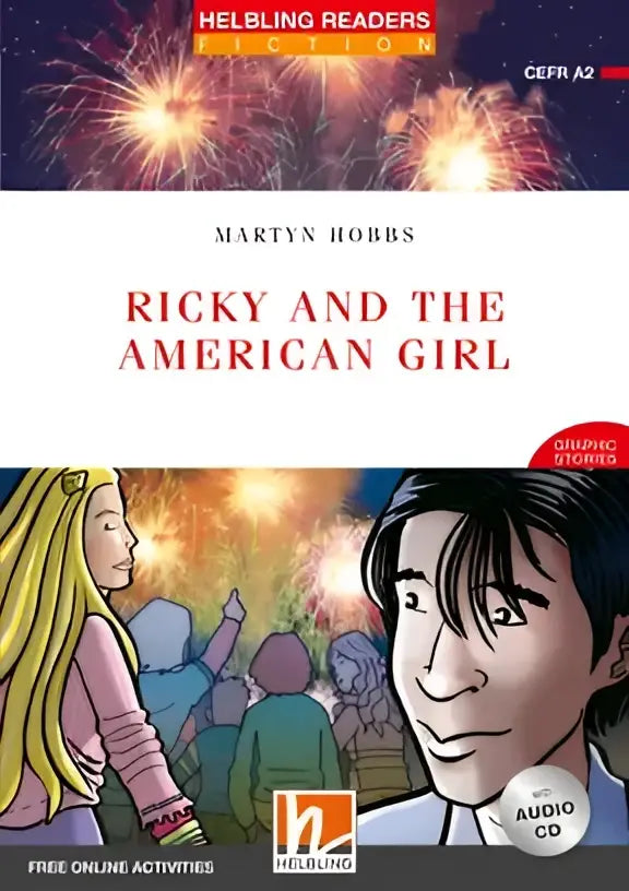 Omslag Ricky and the American Girl van Martyn Hobbs, Helbling Readers A2