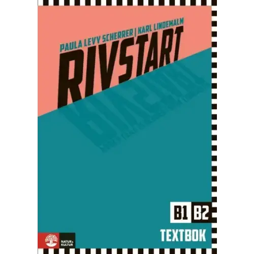 Omslag Rivstart B1/B2 3e editie kb cursusboek, roze-teal achtergrond