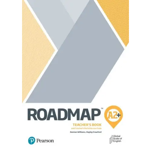 Roadmap A2+ Teacher’s Book Pearson met modern geometrisch omslag